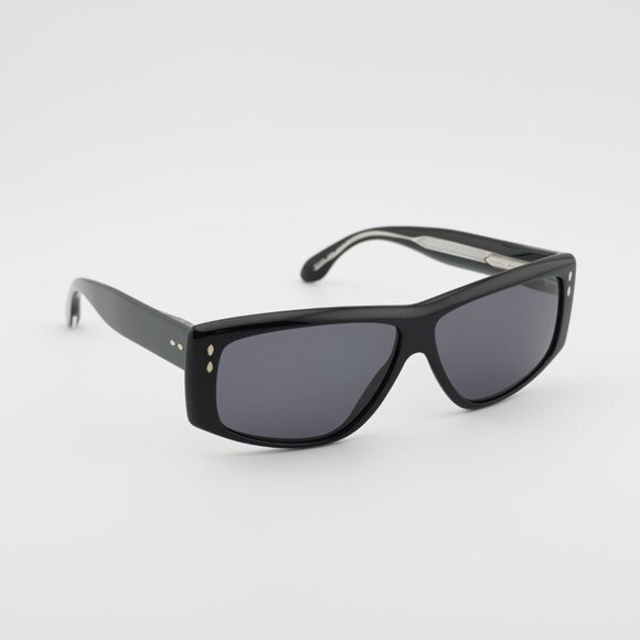 Isabel Marant IM 0106/S 0807 IR Sunglasses Black Rectangle Frame, Grey Lenses